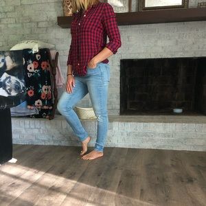 Button down flannel shirt